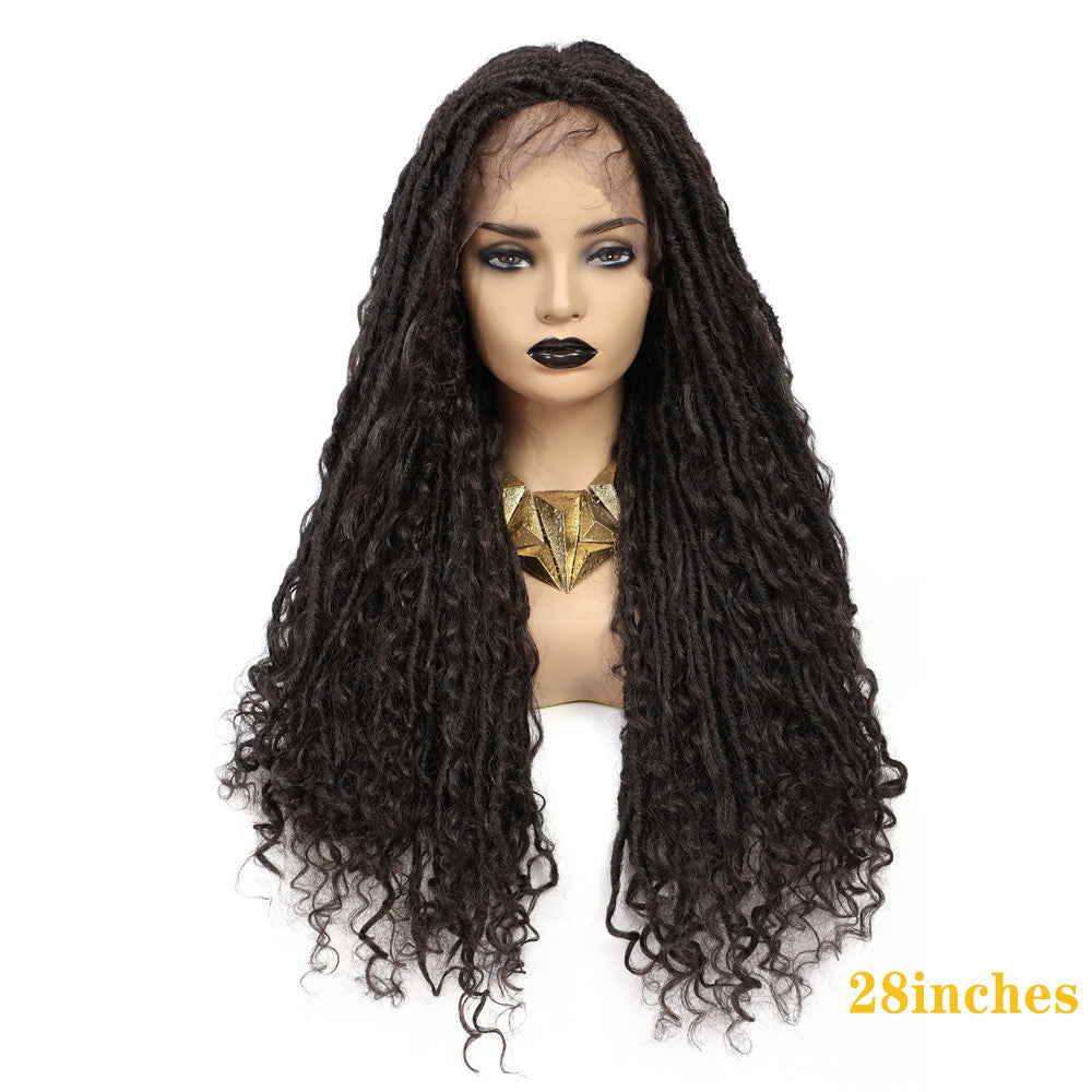 European & American Fashion Wigs for Women - Natural Human Hair, Black
