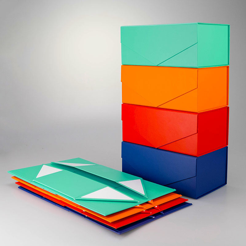Customized Gift Box Packaging Carton - Space-Saving Folding Cardboard