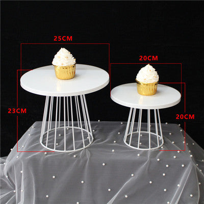 Wedding Cake Stand Display Counter with Multiple Styles - Nordic & Gold Options