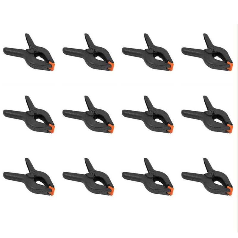 10pcs 2-Inch Plastic Spring Clamps for DIY Woodworking Projects