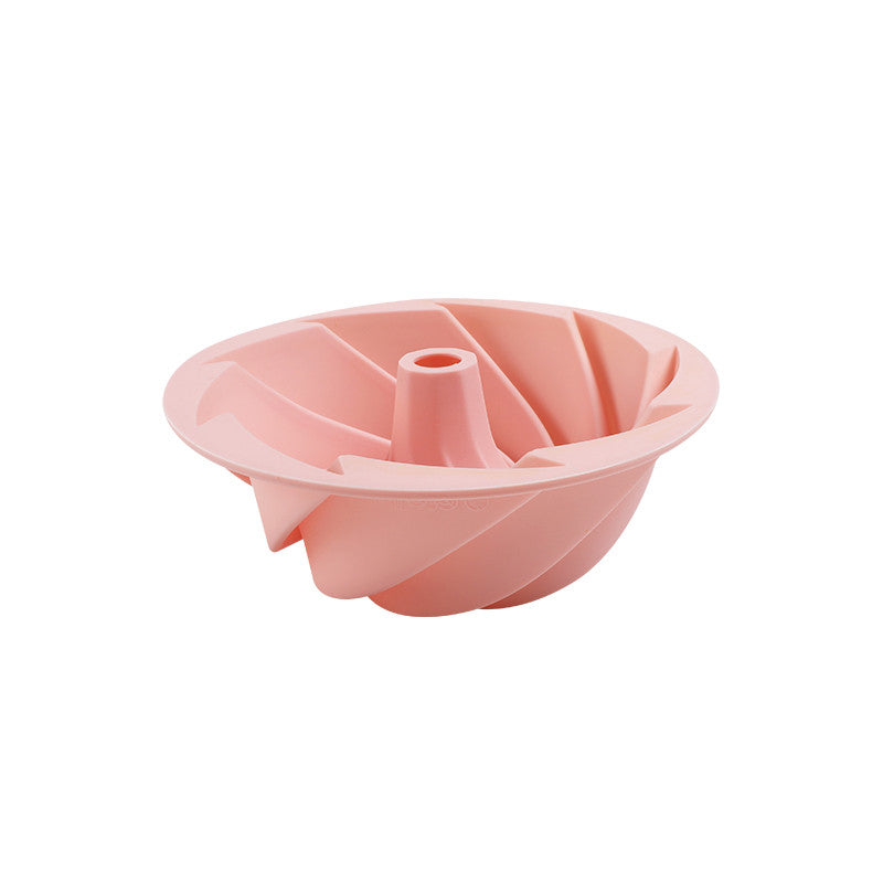 6-8 Inch Silicone Savarin Cake Mold - Non-Stick Baking Pan for Pastries & Desserts