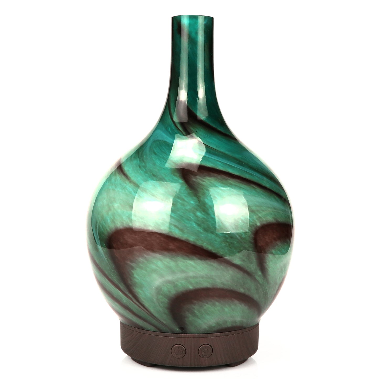 Colorful Ultrasonic Glass Aroma Diffuser for Home & Office Lighting