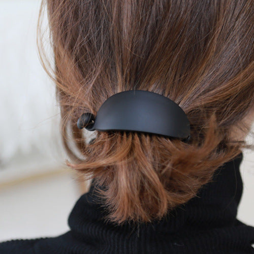 Colorful Banana Ponytail Clip - Curved Hair Grab and Twist Hairpin