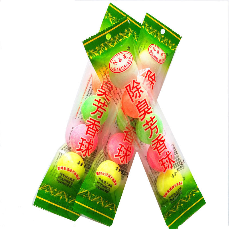 Fragrant Toilet Incense Balls - Natural Odor & Mold Remover, 5 Pack
