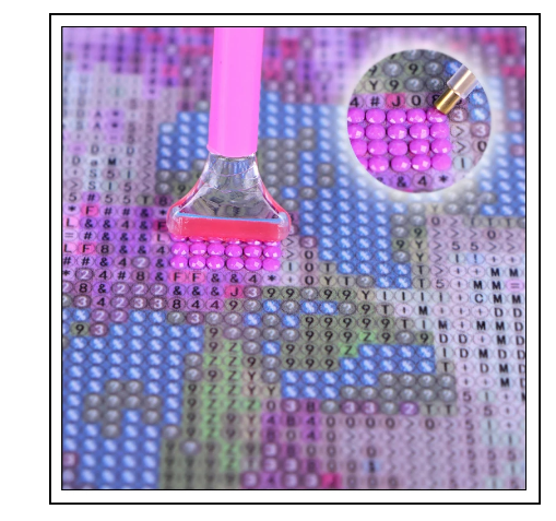 Square Diamond Painting Kit for Couples – Embroidery Bead Art Set
