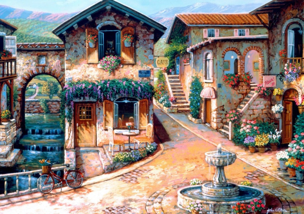 Cityscape Diamond Painting Kit - Full Resin Embroidery Art for Home Decor