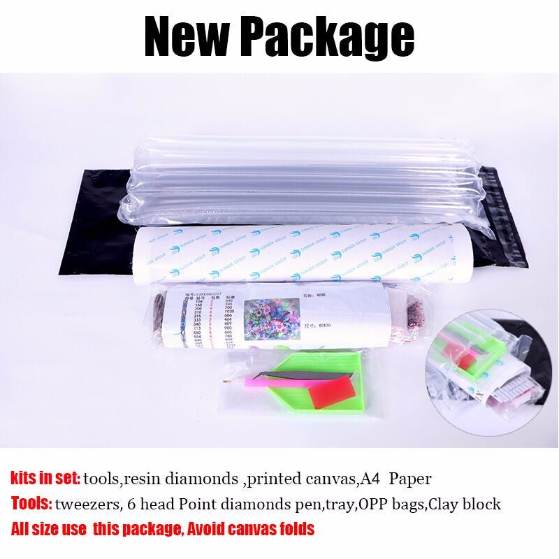 Cityscape Diamond Painting Kit - Full Resin Embroidery Art for Home Decor
