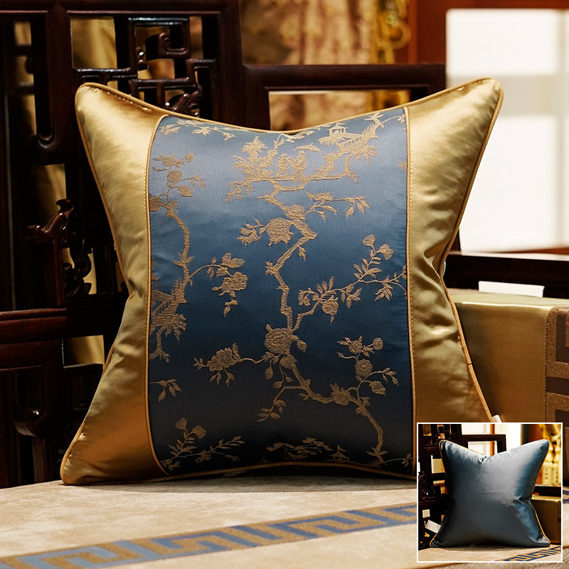 Mahogany Sofa Cushion Cover - Classical Blue Home & Garden Pillow Decor