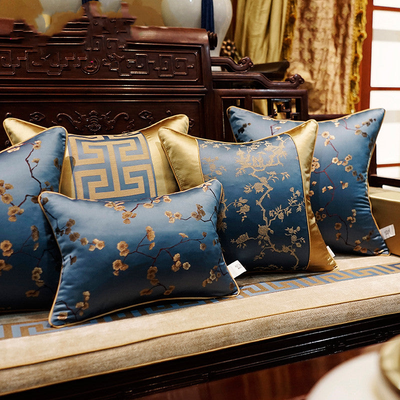Mahogany Sofa Cushion Cover - Classical Blue Home & Garden Pillow Decor