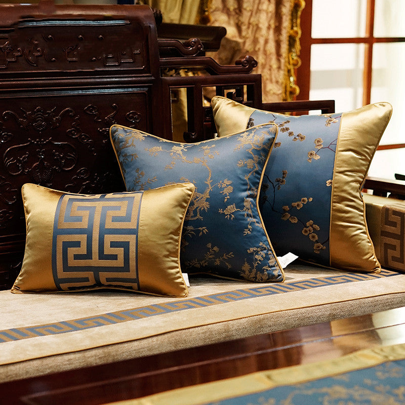 Mahogany Sofa Cushion Cover - Classical Blue Home & Garden Pillow Decor