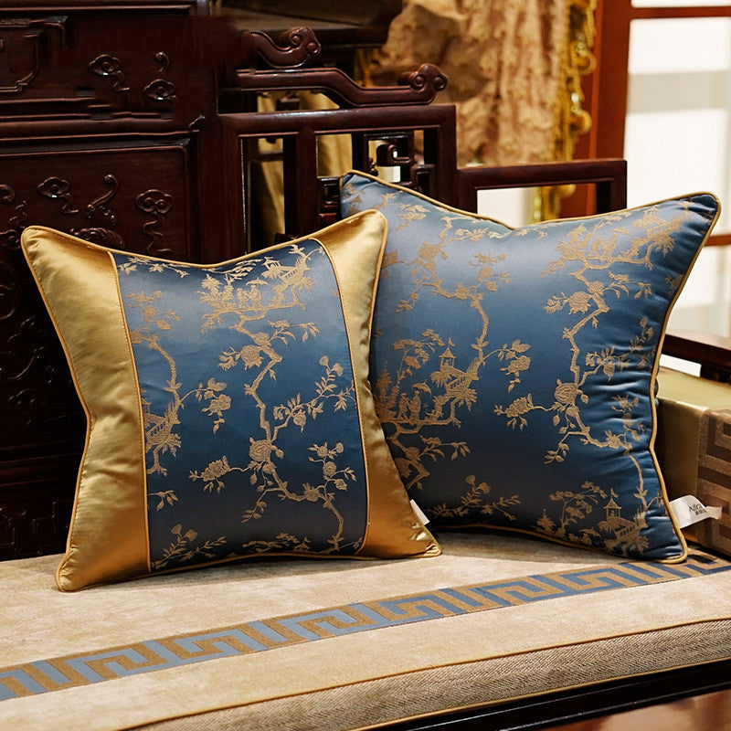 Mahogany Sofa Cushion Cover - Classical Blue Home & Garden Pillow Decor