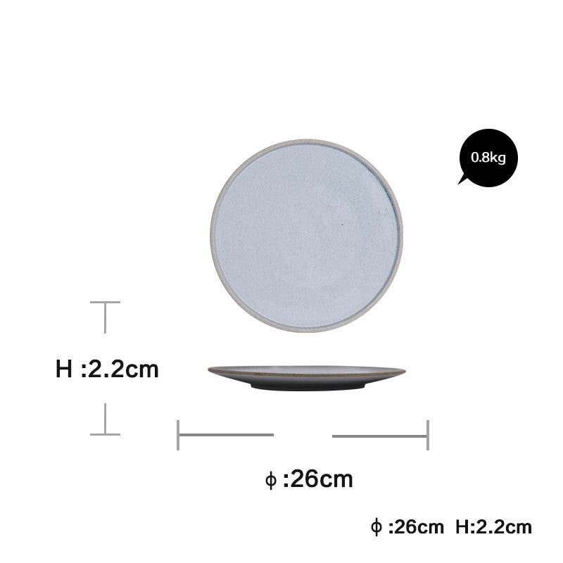 Dinner Plate & Bowl Set - Porcelain Flatware for Kitchen & Dining
