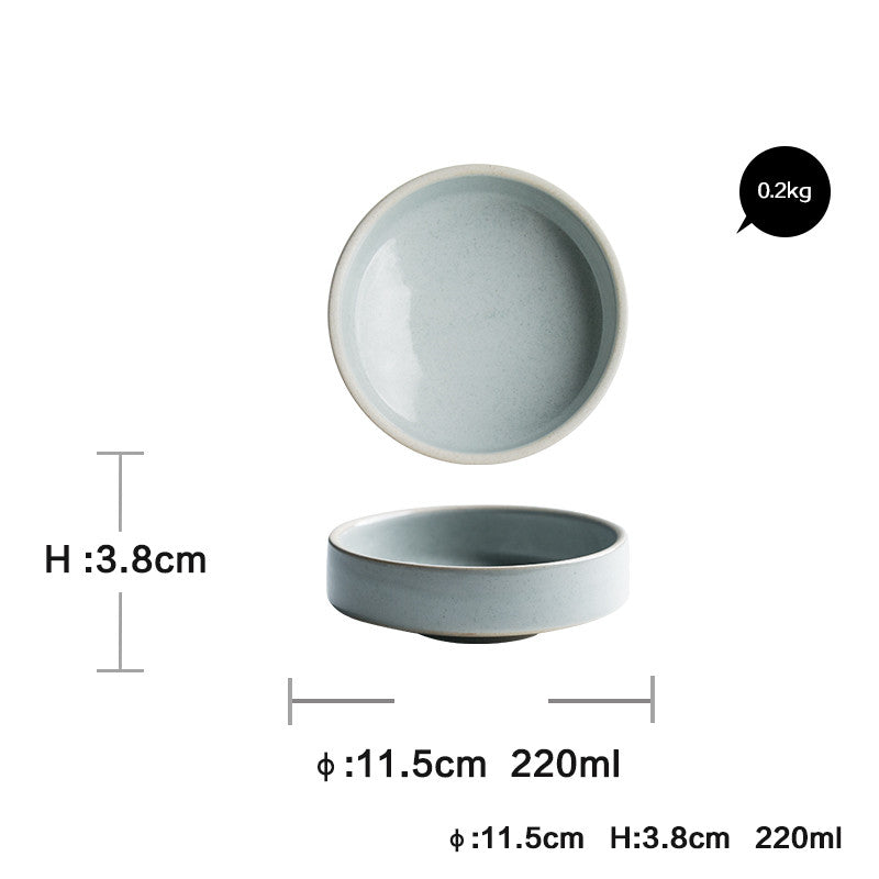 Dinner Plate & Bowl Set - Porcelain Flatware for Kitchen & Dining