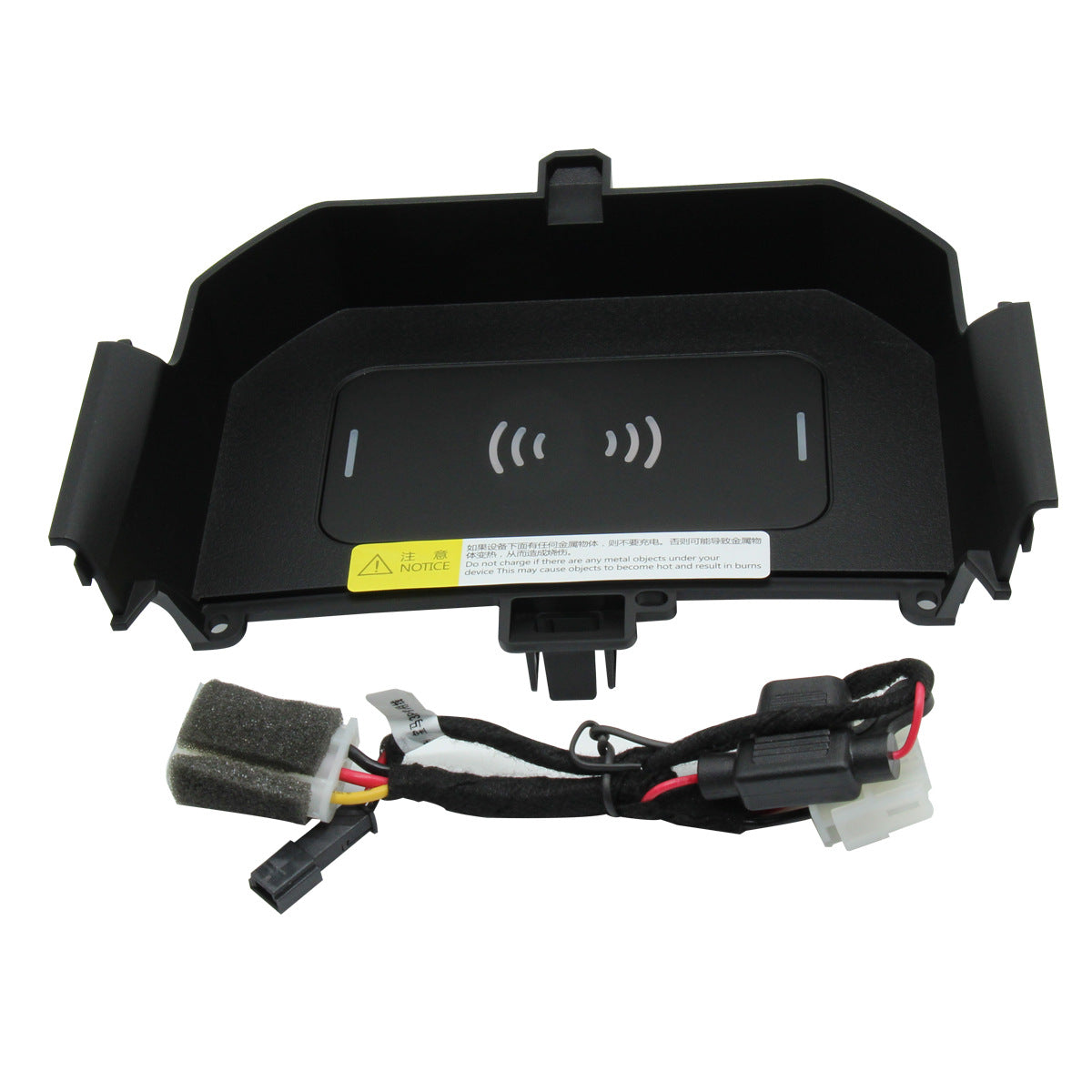 Wireless Car Charger with Auto-Sensing Function - Black