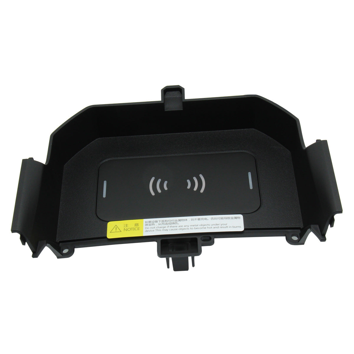 Wireless Car Charger with Auto-Sensing Function - Black