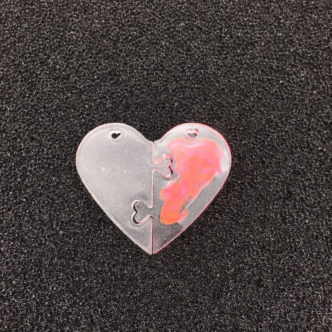 Heart Lock Pendant Silicone Mold for DIY Epoxy Resin Crafts - Lovers Pendant