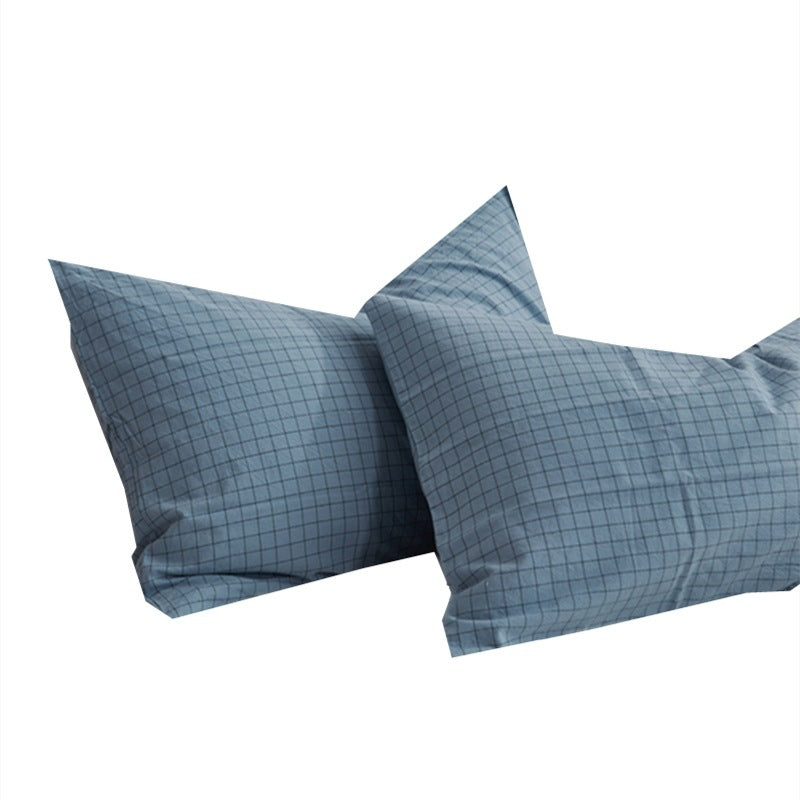 Japanese Style Cotton Pillowcase - Washed Cotton Bedding Cover
