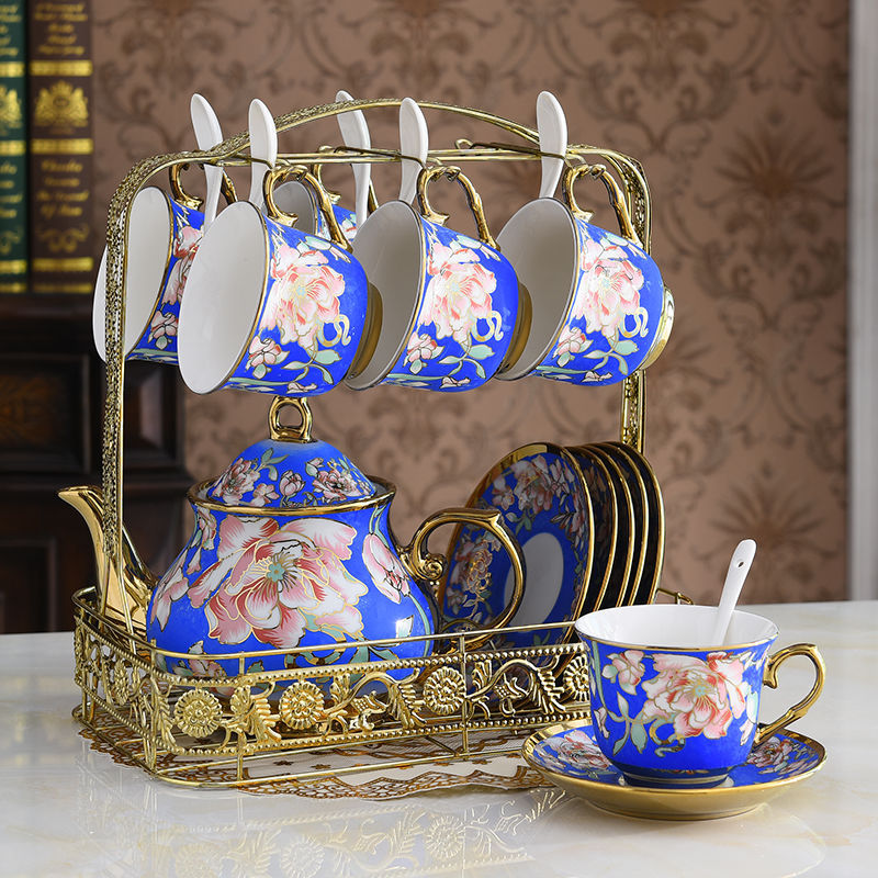 15-Piece Tea Set Afternoon Tea Coffee Dessert Tableware - Palace Style