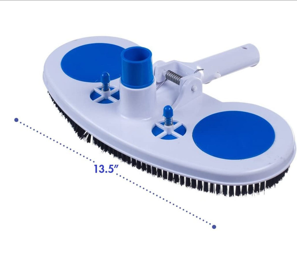 Pool & Spa Vacuum Cleaning Brush Head - Multiple Colors