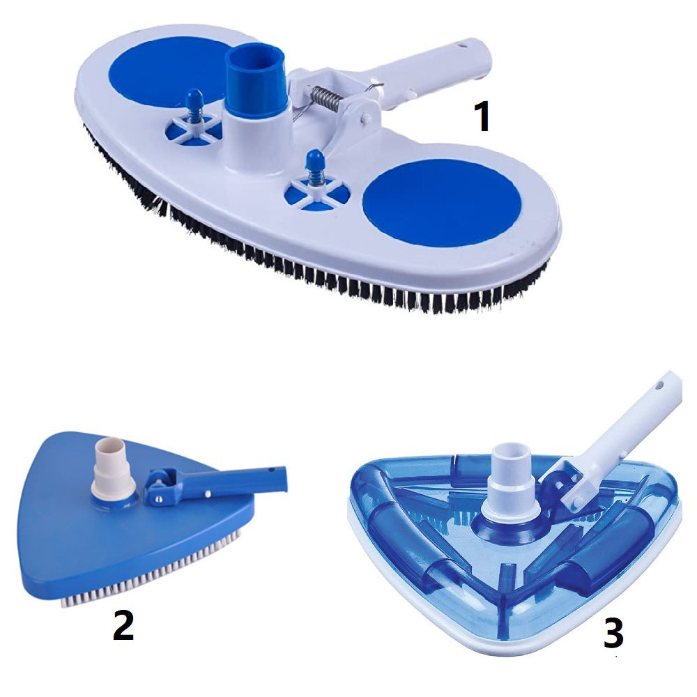 Pool & Spa Vacuum Cleaning Brush Head - Multiple Colors