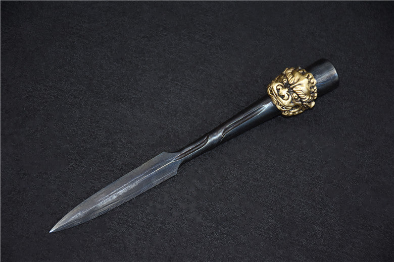 Lion Head Tea Knife - Home & Garden Kitchen Utensil, Silver