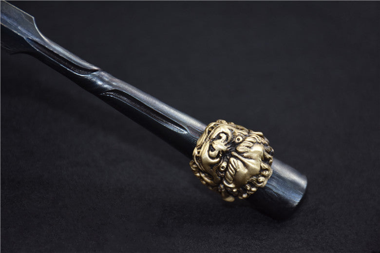 Lion Head Tea Knife - Home & Garden Kitchen Utensil, Silver