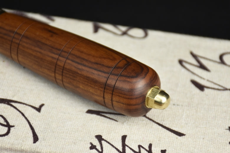 Small Kitchen Chef Knife with Rosewood Handle - 7Cr17MOV Steel, 32.5cm