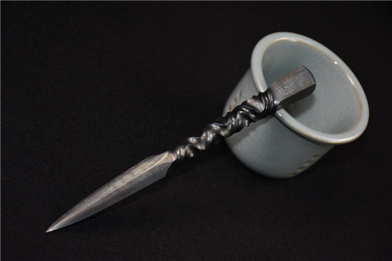 Longquan Tea Knife - Household Kitchen & Tea Accessories, Silver