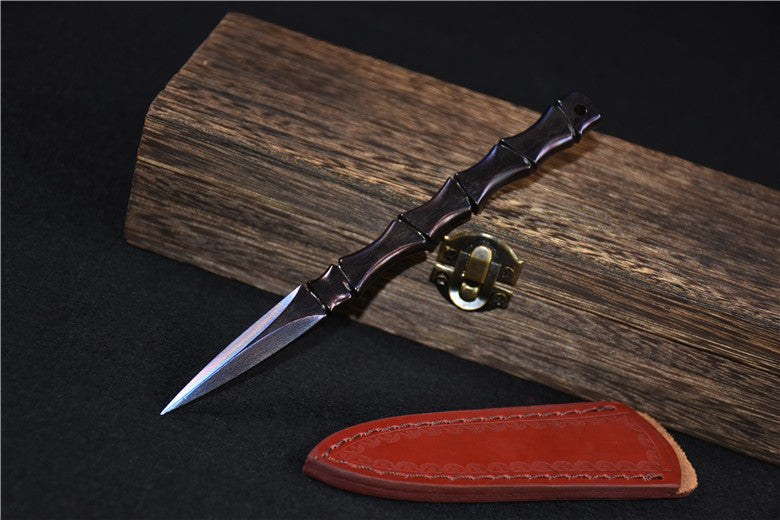 Longquan Tea Knife - Wooden Handle, 175mm Kitchen Tea Utensil