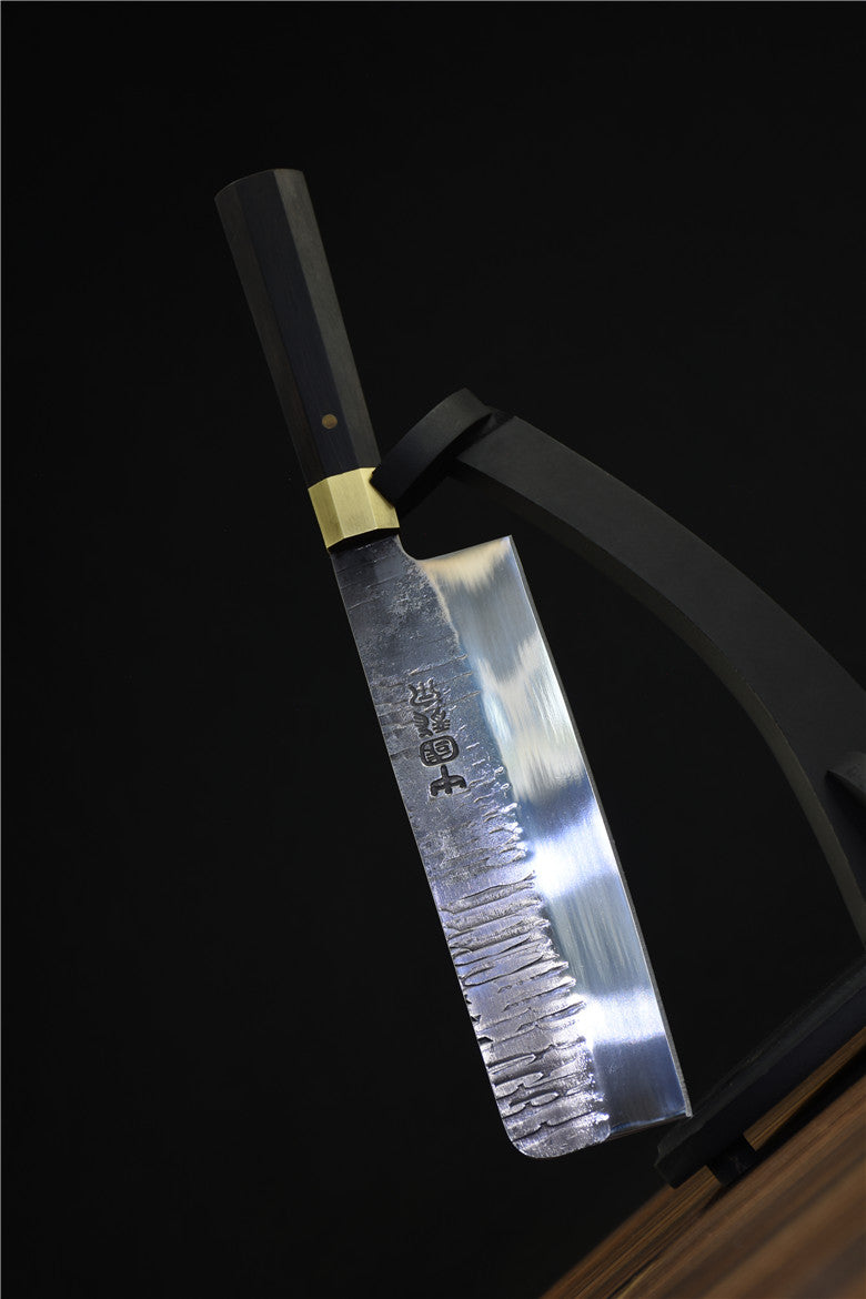 Anise Small Kitchen Knife - 20cm Blade, Black Handle, Precision Steel