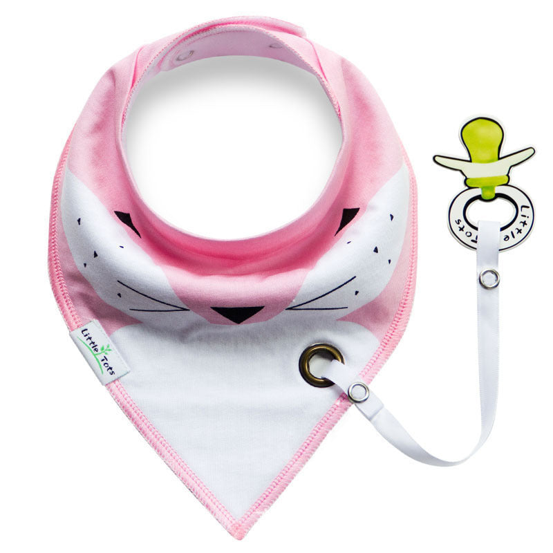 Baby Cotton Triangle Bib Saliva Towel for Infants and Toddlers - Multiple Colors
