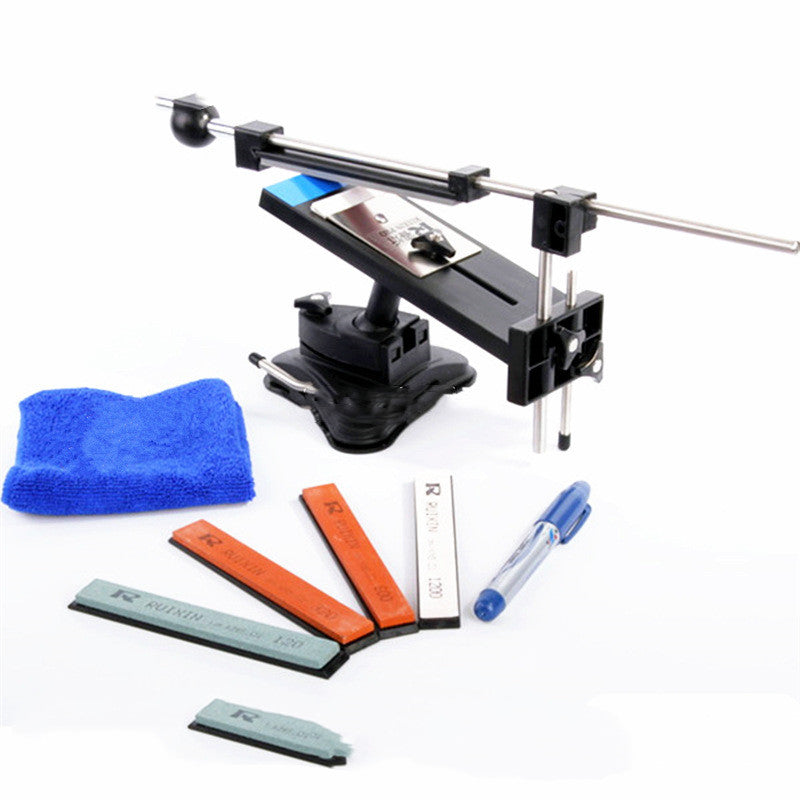 Second Generation Knife Sharpener with Whetstones - Fast Fixed Angle Tool