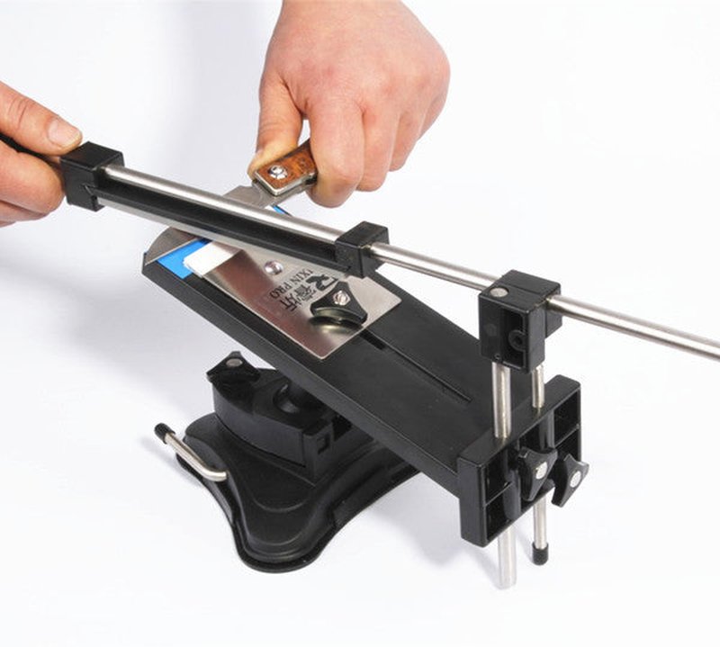Second Generation Knife Sharpener with Whetstones - Fast Fixed Angle Tool