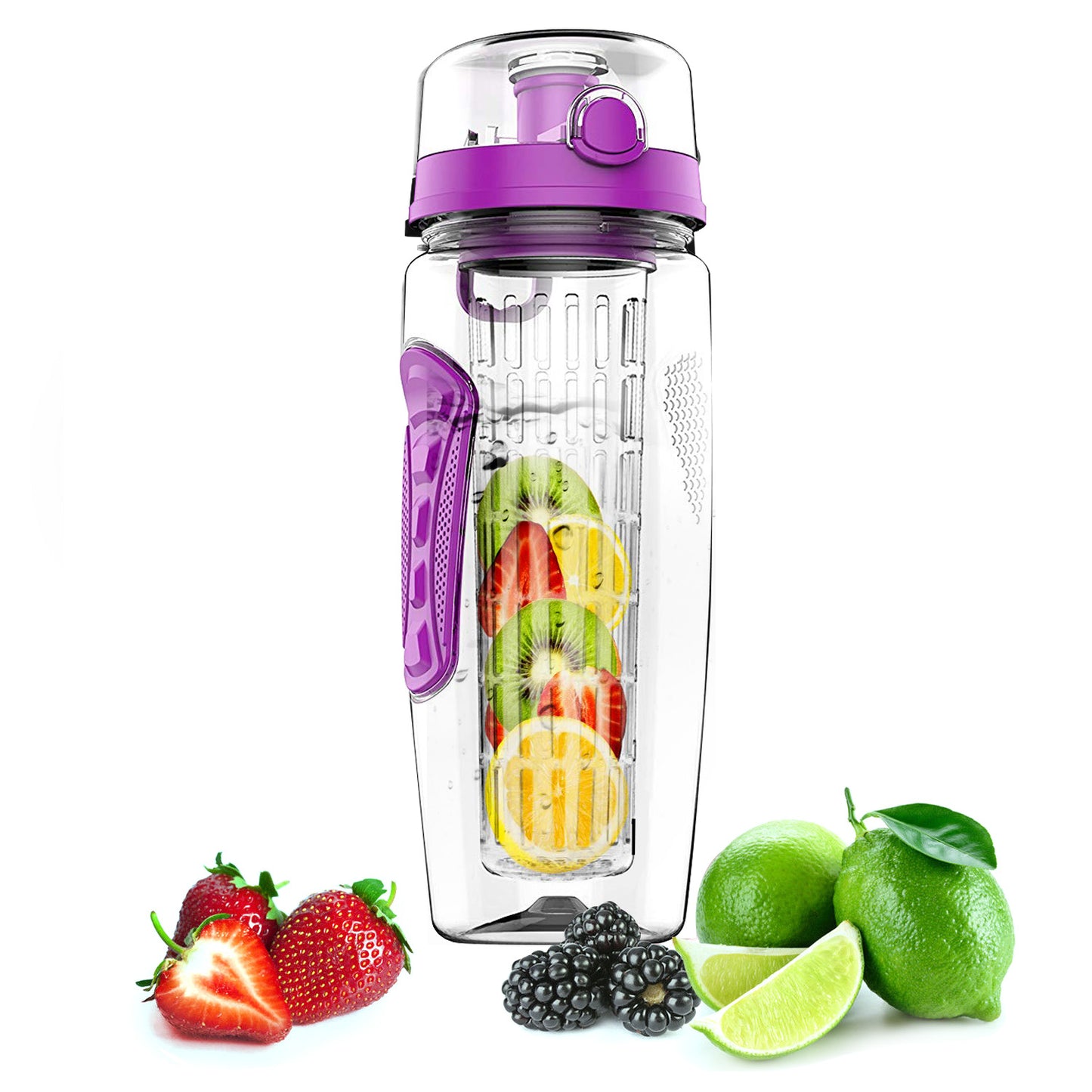 Fruit Infuser Water Bottle - 32oz Portable Juice Shaker