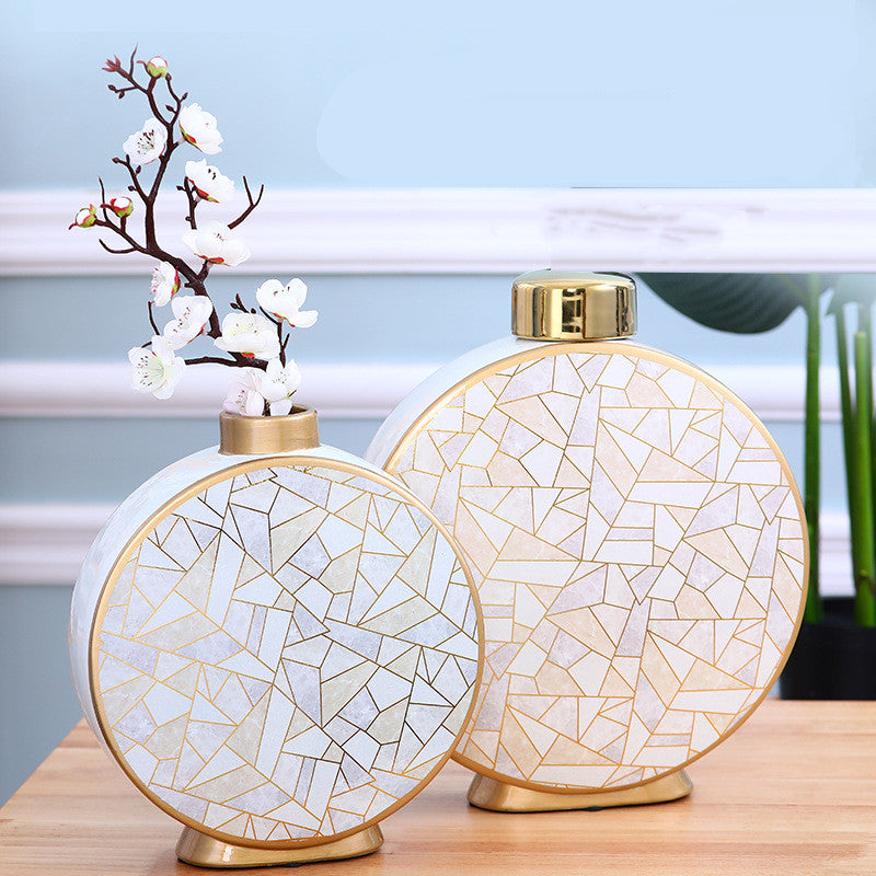 European Style Ceramic Vase for Living Room & Decor - Multiple Sizes