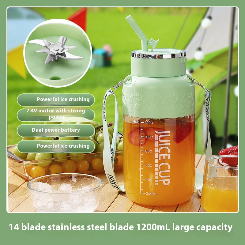 Wireless Portable Electric Juicer 1200ml Large Capacity Kitchen Appliance