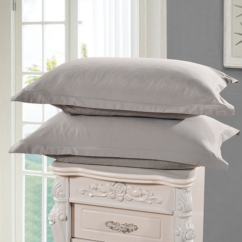 Upgraded Single Pillowcase - 48x74cm Home Textile Set of 2 for Bedroom Decor
