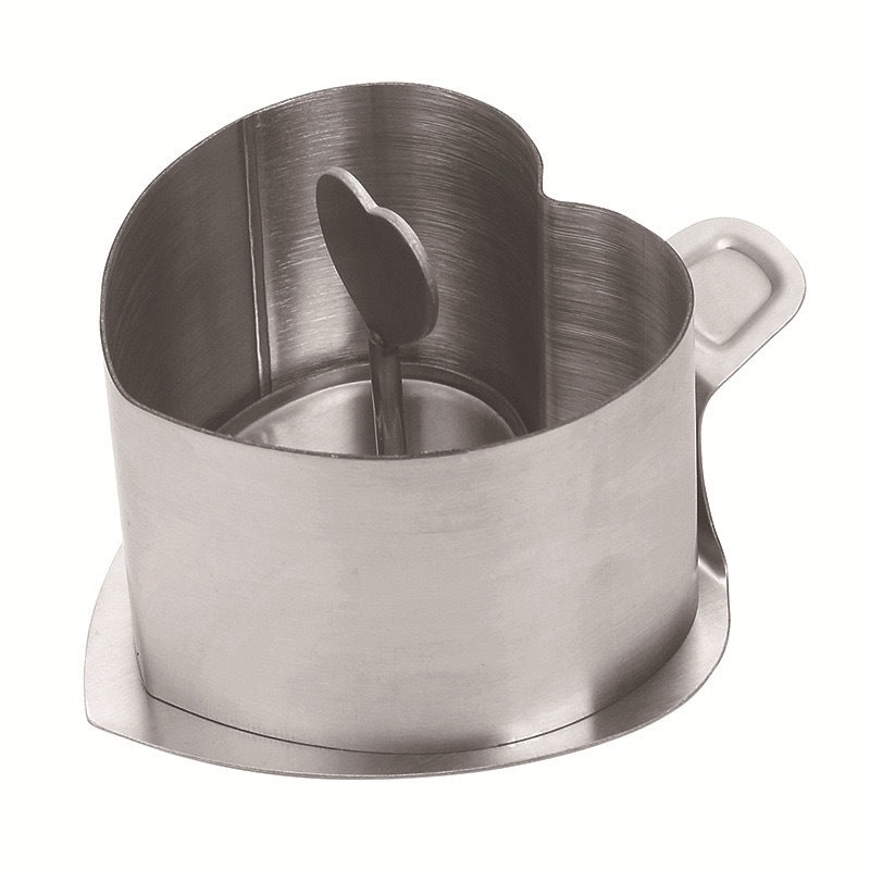 Heart-Shaped & Round Stainless Steel Cake Rings Set Baking Mold Kitchen