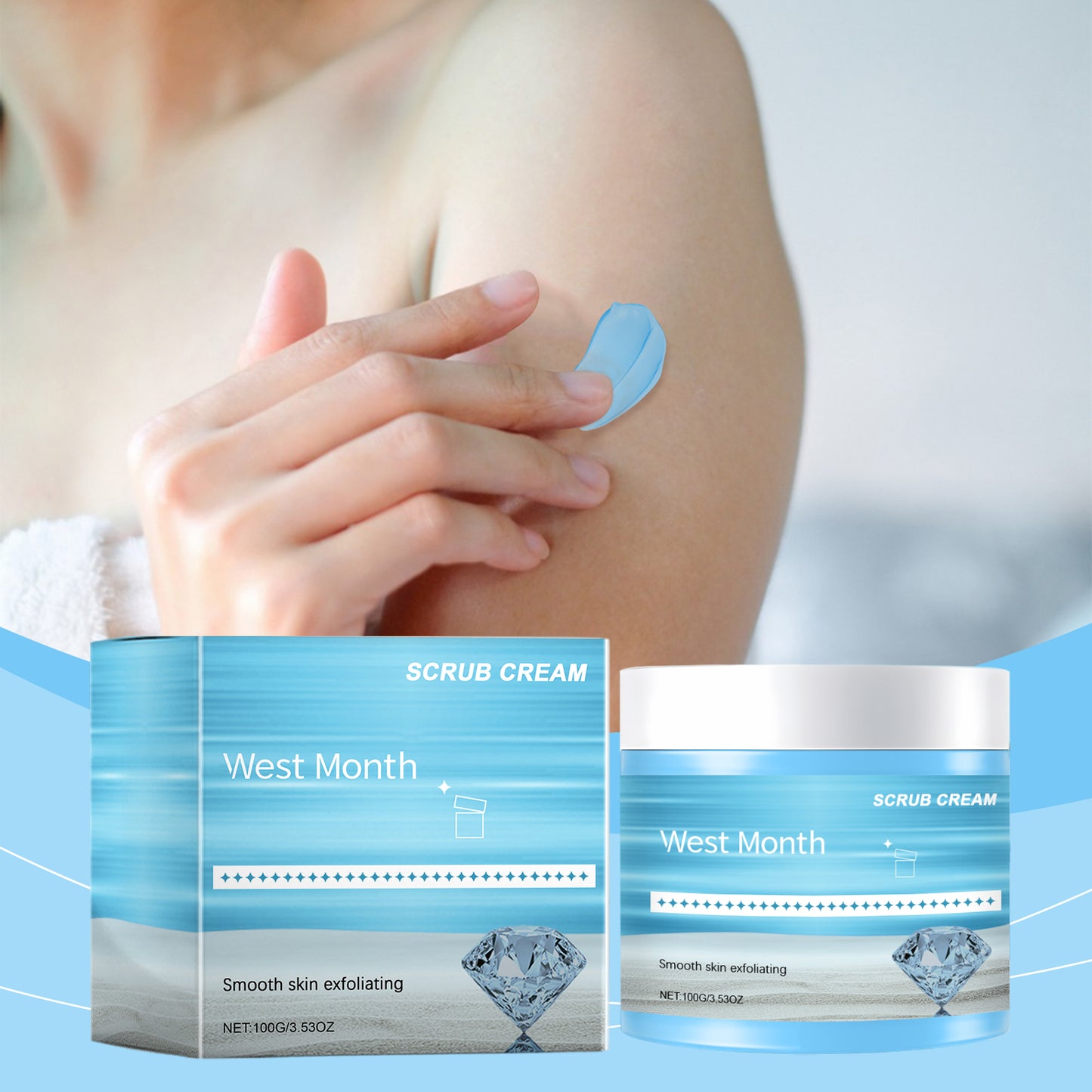 Exfoliating Sea Salt Body Scrub - Smoothing and Brightening Skin Treatment