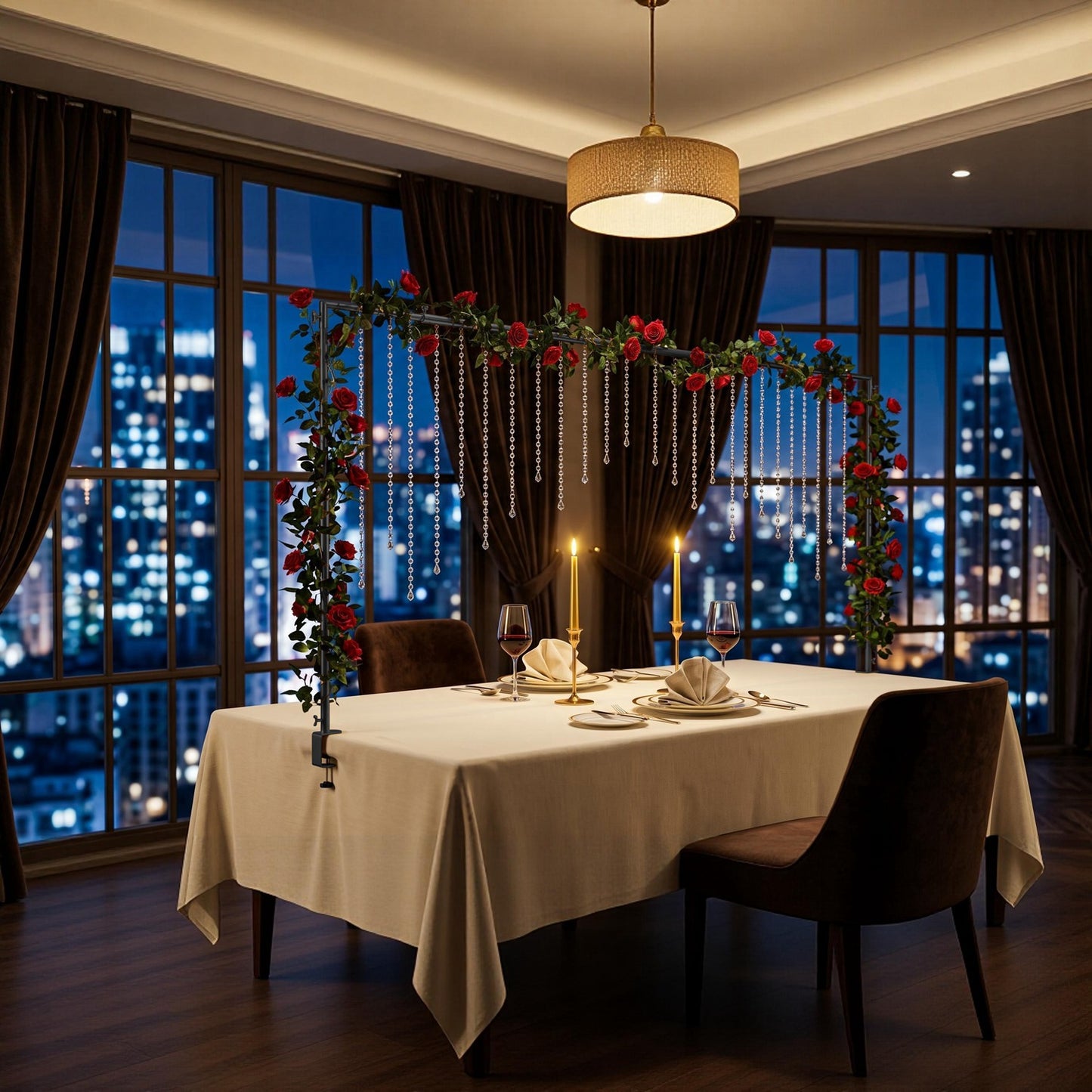 Adjustable Table Rod Stand with Clamps - Balloon Garland Decor