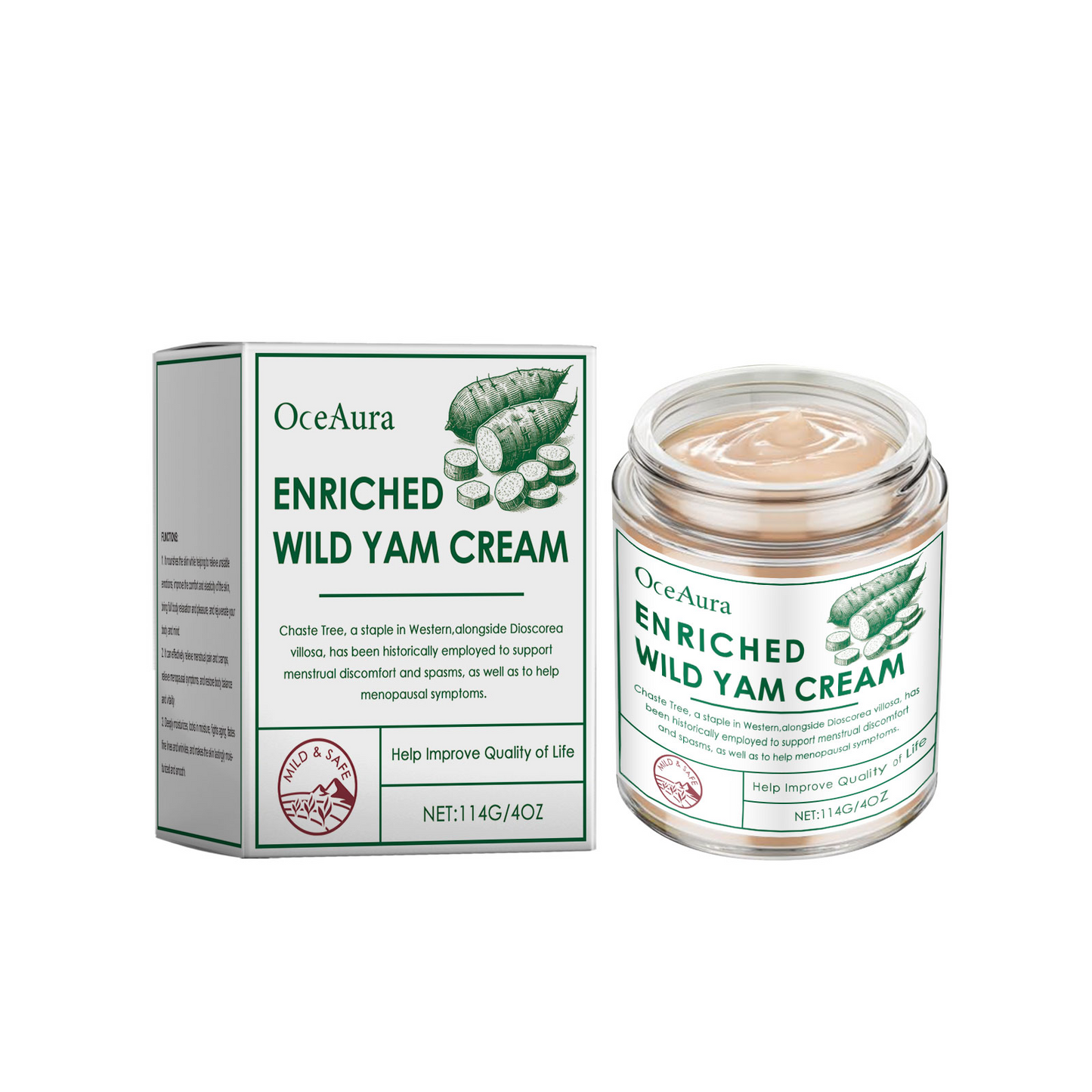 Wild Yam Body Moisturizer - Firming and Hydrating Skin Cream