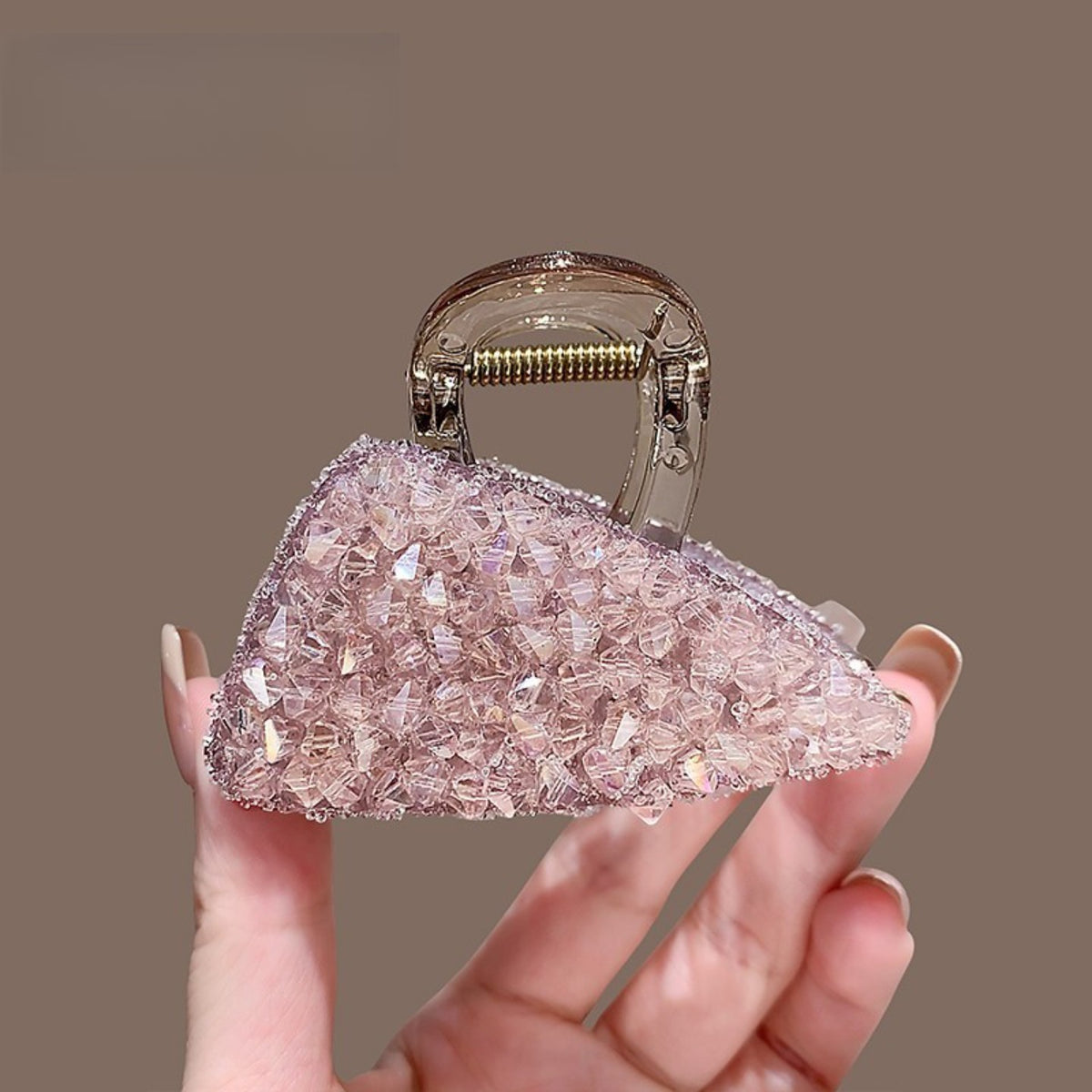 Triangular Claw Clip for Women - Geometric Hair Accessory