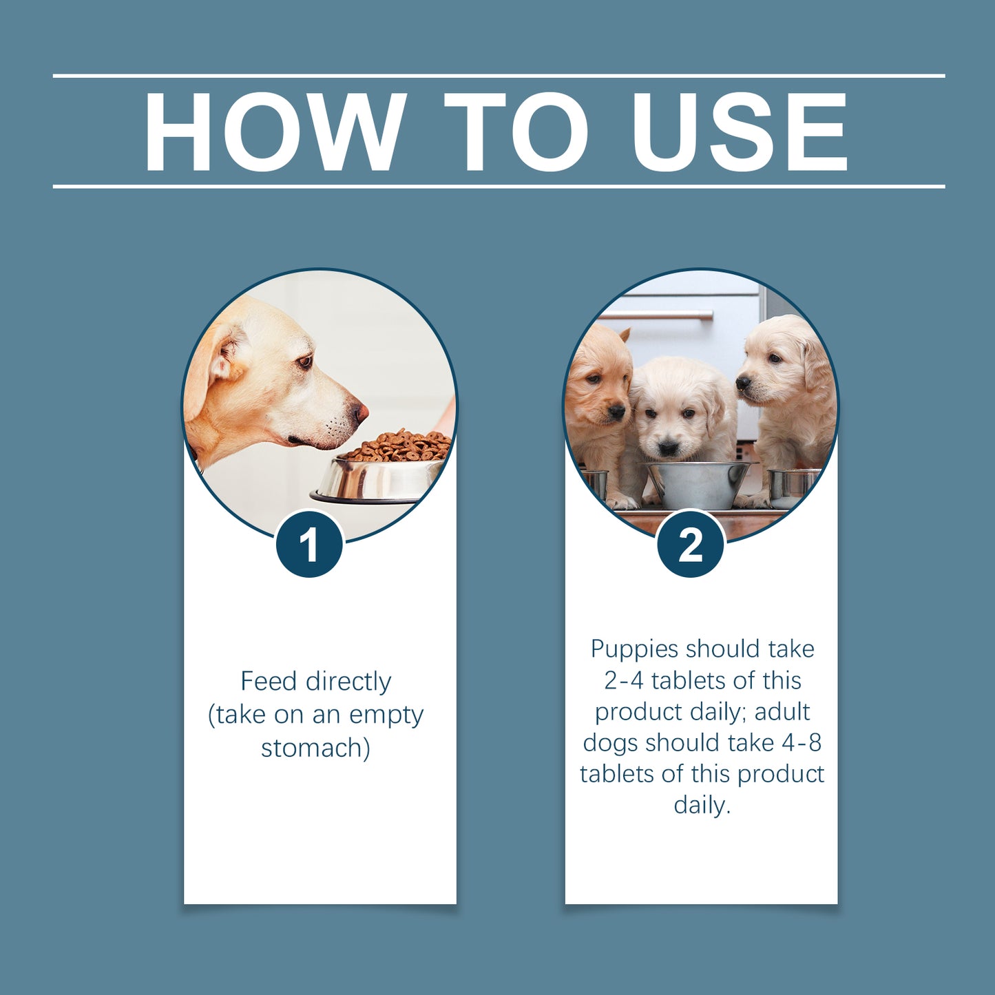 Dog Mineral Supplement Chewables for Pica Appetite & Bone Support - Non-GMO, 80 Tablets
