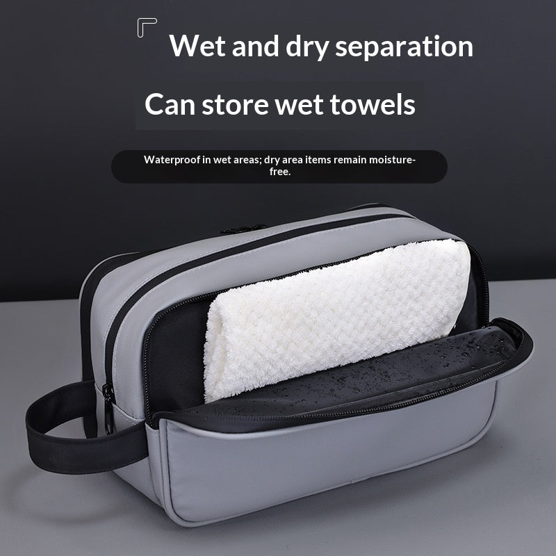 Large Capacity Men's Travel Toiletry Bag Waterproof Cosmetic Storage Organizer