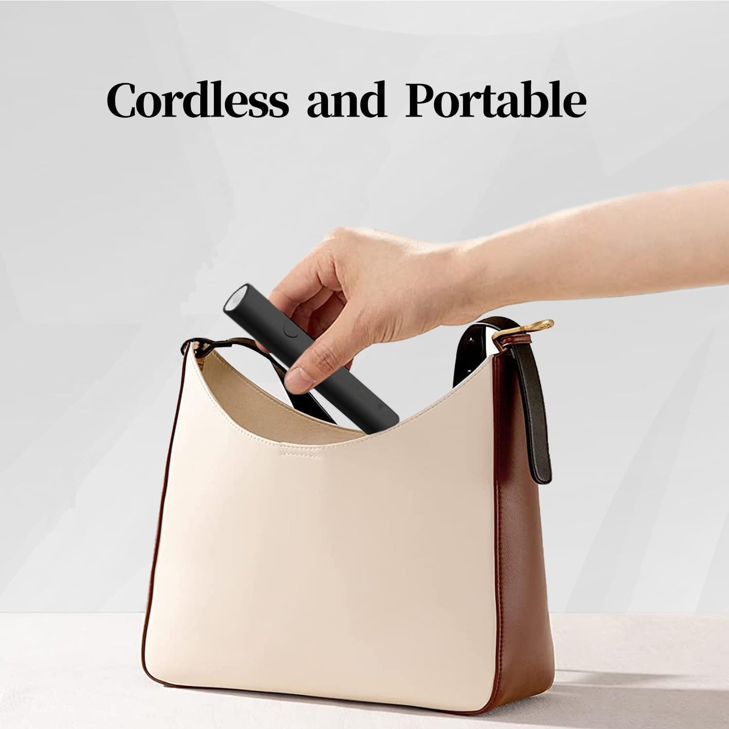 Portable Mini UV LED Nail Lamp with Foldable Stand - Rechargeable Cordless