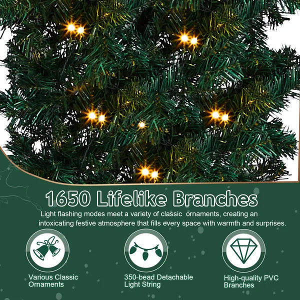 Christmas Artificial Tree Archway Decoration - PVC Holiday Entrance