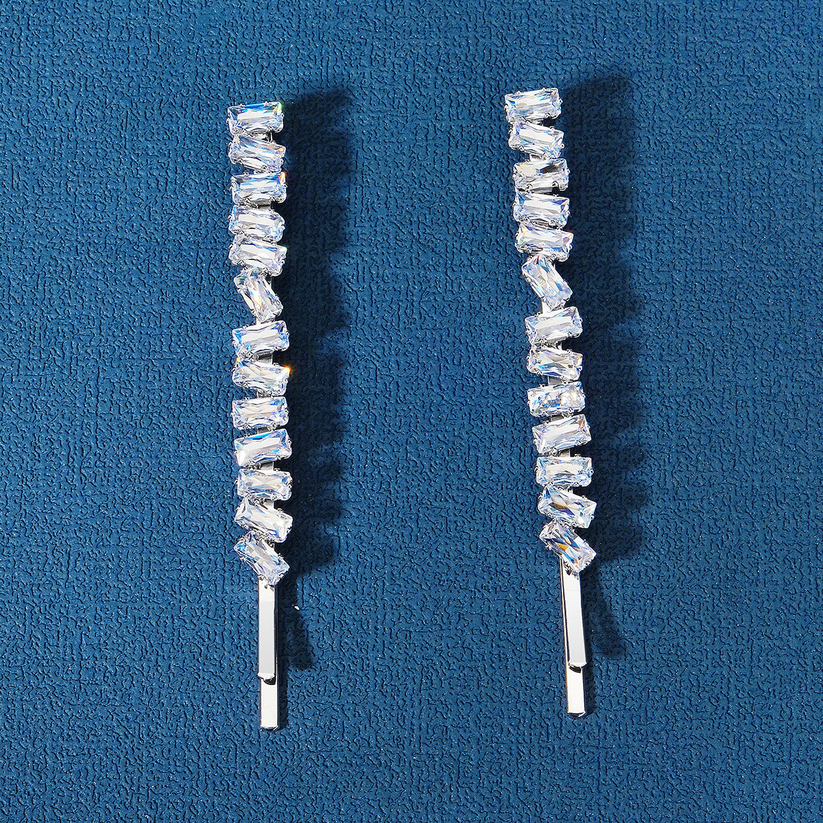 Zircon Hair Pins 2-Piece Set – Bridal Hair Accessories