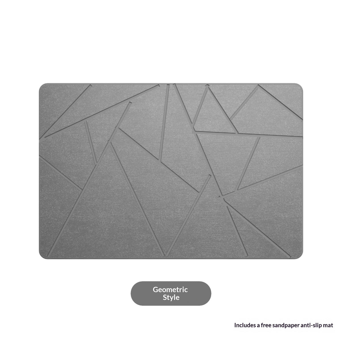 Diatomaceous Mud Carving Bathroom Floor Mat - Water-Absorbing, Quick-Dry, Non-Slip, Modern Minimalist Design