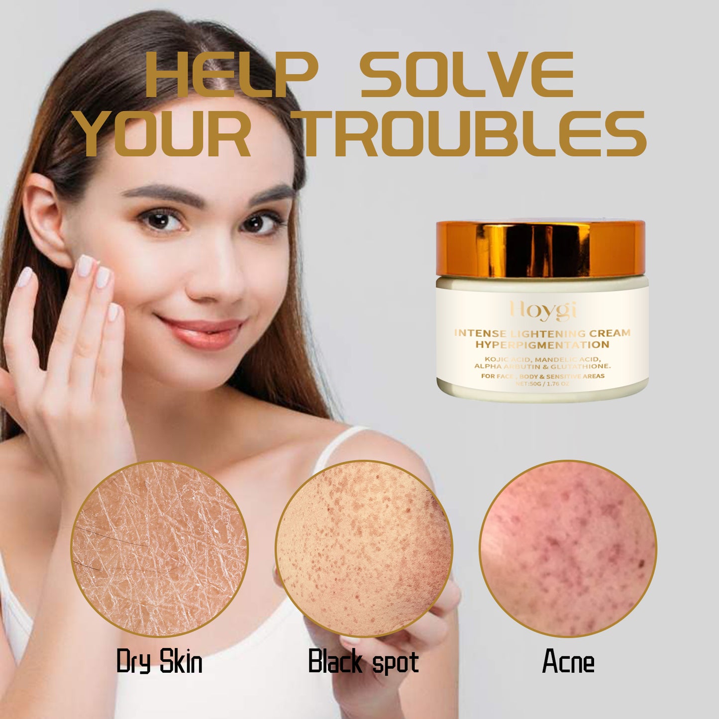 Intense Lightening Cream - Hydrating Skin Brightening Moisturizer