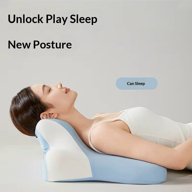 Memory Foam Cervical Neck Pillow for Side Sleepers - Support & Comfort